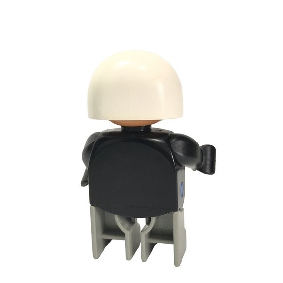 Vintage 4555 Lego Duplo Police Officer Figure Replacement Piece W/ White Helmet - Picture 4 of 11